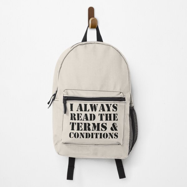 Item preview, Funny I Always Read The Terms And Conditions Slogan designed and sold by TrulyEpoque.