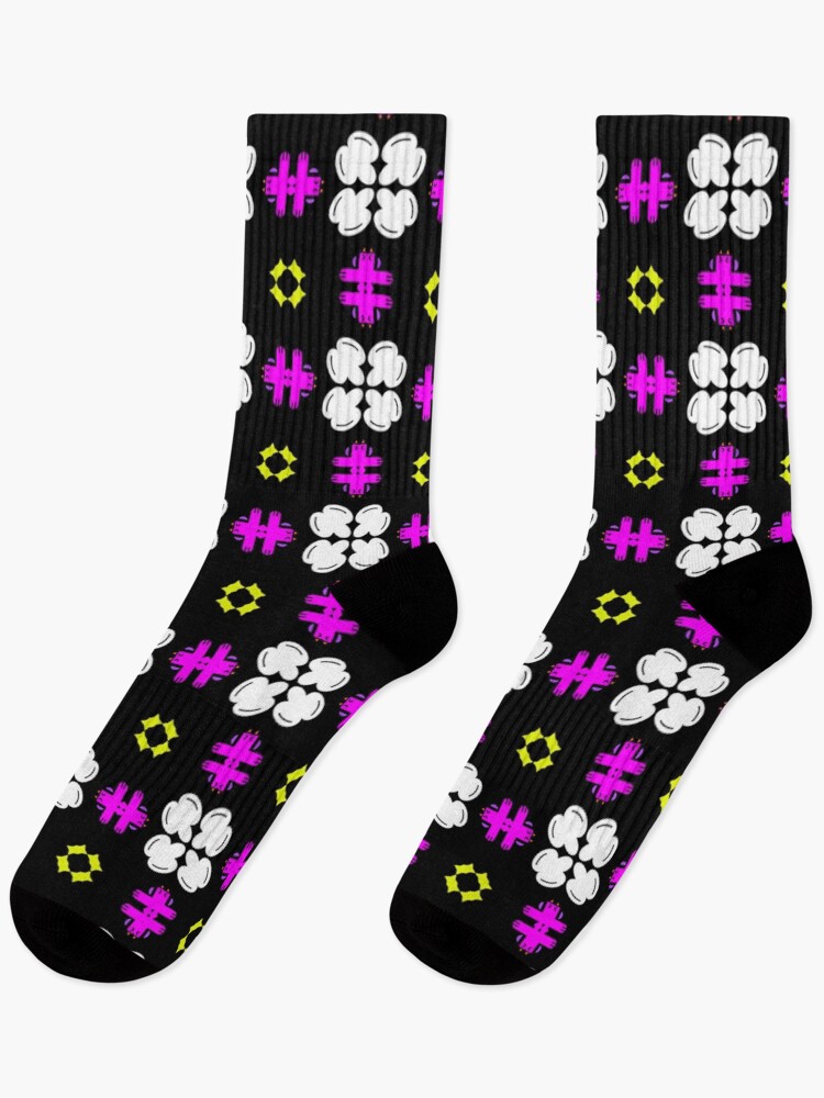 Thumbnail 1 of 5, Socks, Trending Geometric Pattern Design designed and sold by NotThatHard.