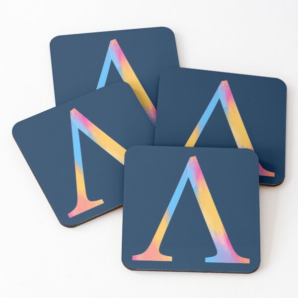 Item preview, Sunrise Lambda Letter   designed and sold by cutegirlsdesign.