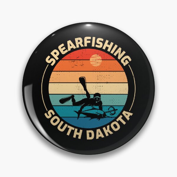 Item preview, Spearfishing Spearfisher Fishing South Dakota designed and sold by TastefulTees.