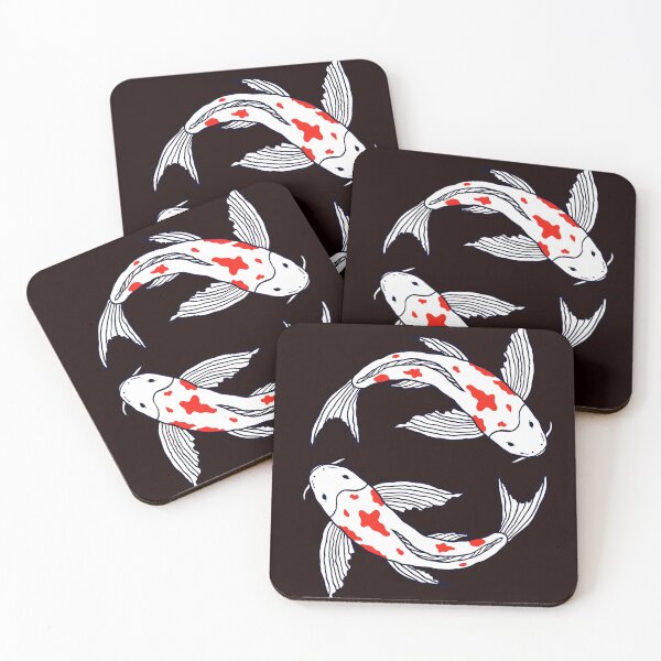 Item preview, Rose white Japanese  traditional  fish T-shirt design designed and sold by SAFALK.