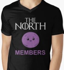 Die Nordmitglieder - Schwarz T-Shirt mit V-Ausschnitt