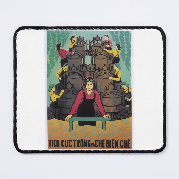 Item preview, Vietnamese Poster: Actively Planting and Processing Tea designed and sold by Onodera.