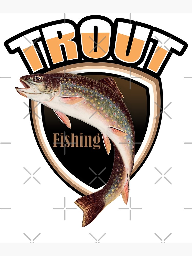 Steelhead Trout Fishing - cool trout fishing Art Print for Sale by  TeeInnovations