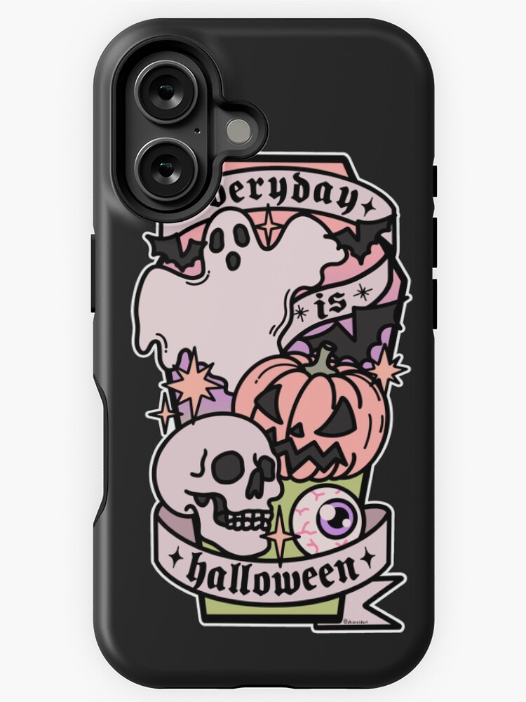 Aperçu 1 sur 4. Coque iPhone avec l'œuvre Halloween tous les jours créée et vendue par nevhada.