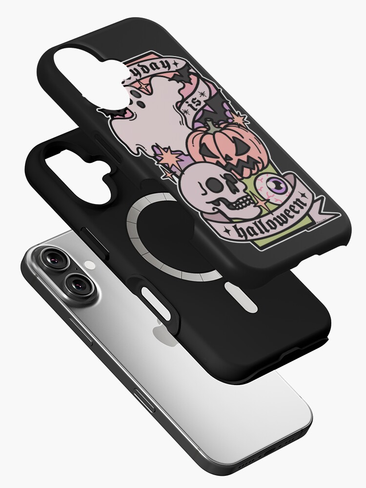Aperçu 2 sur 4. Coque iPhone avec l'œuvre Halloween tous les jours créée et vendue par nevhada.