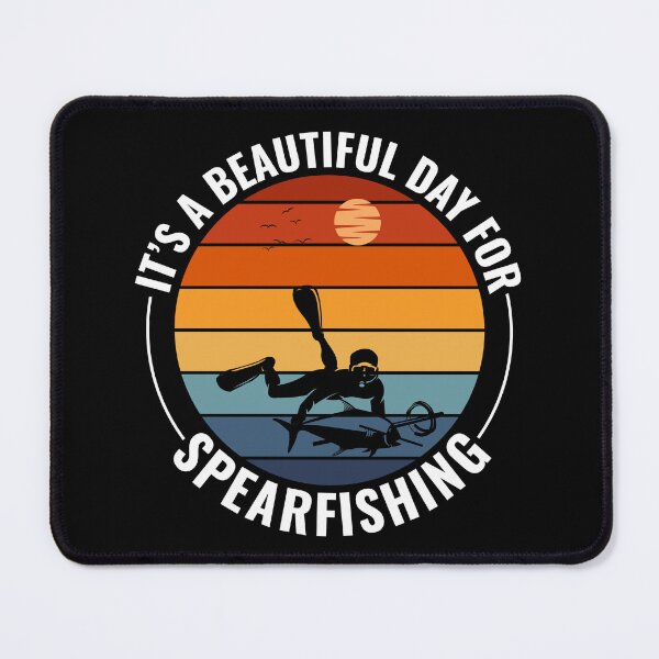 Item preview, Spearfishing Spearfisher fishing Vintage Retro designed and sold by TastefulTees.