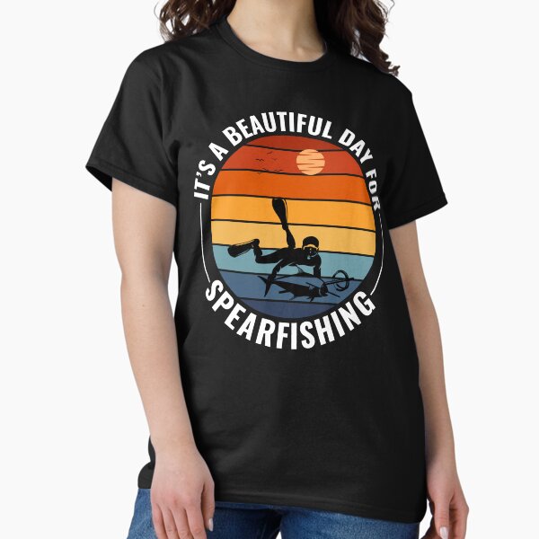 Vista previa del artículo con la obra «Pesca submarina Pesca submarina Vintage Retro», diseñado y vendido por TastefulTees.