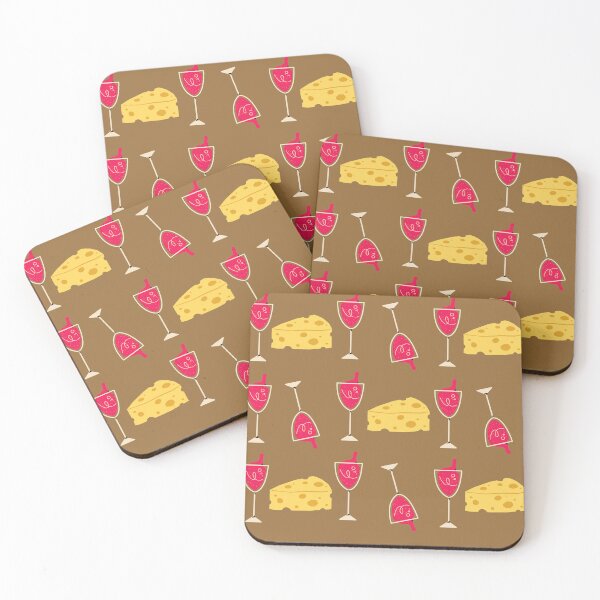 Item preview,  Wine And cheese Pattern  designed and sold by OlgaBDesign.