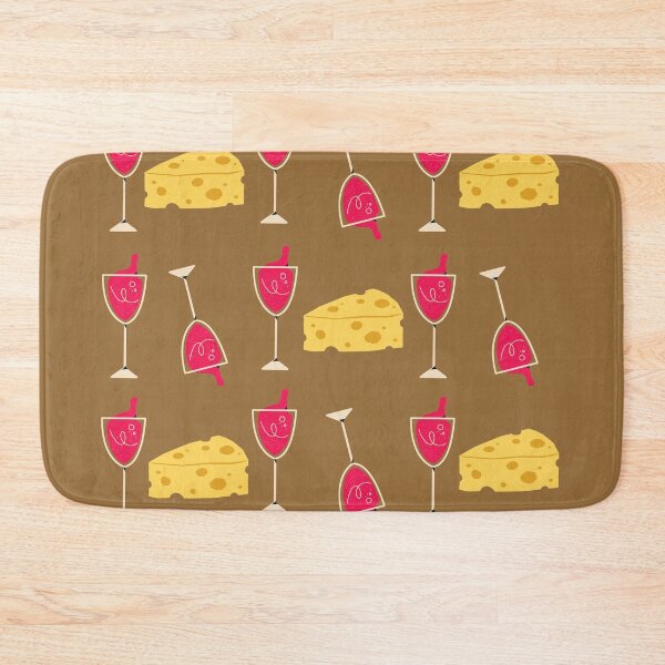 Item preview,  Wine And cheese Pattern  designed and sold by OlgaBDesign.