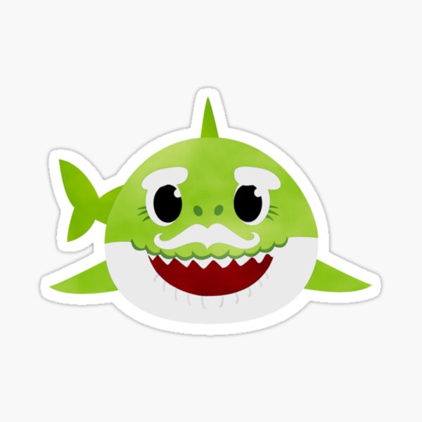 Pinkfong Baby Shark Sticker For Sale By Cartoons003 Redbubble