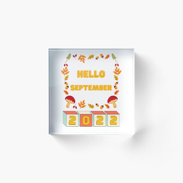 Item preview, Hello September 2022 | gifts for September lovers designed and sold by FallVibes24.