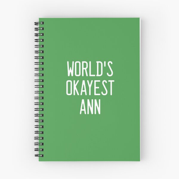 Item preview, World's Okayest Ann designed and sold by TimespunThreads.