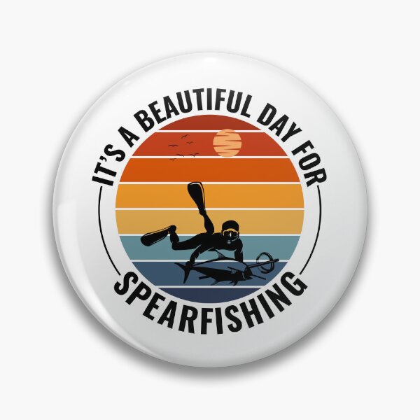 Item preview, Spearfishing Spearfisher fishing Vintage Retro designed and sold by TastefulTees.