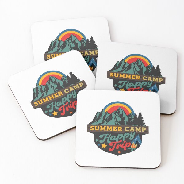 Item preview, Gift for Camping Lovers, Summer Camp Happy Trip Design designed and sold by Sunnyhova.