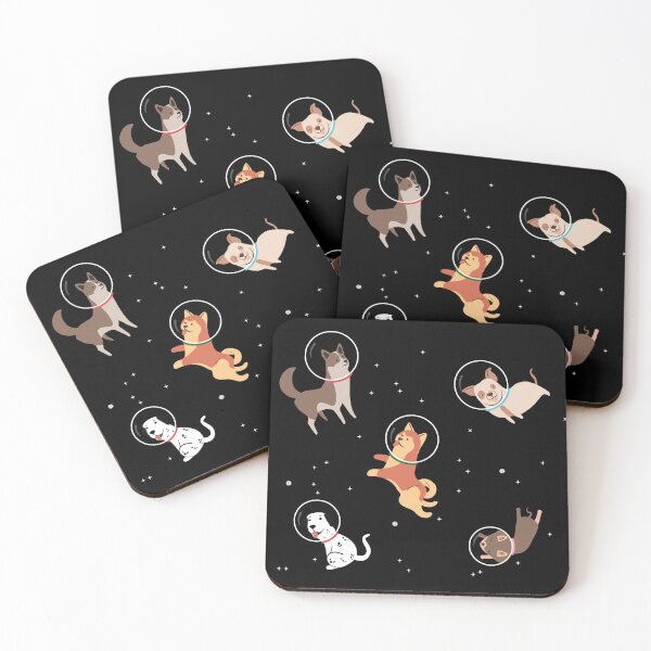 Item preview, Astronaut Dogs In Space designed and sold by Happy Puppy Print On Demand.