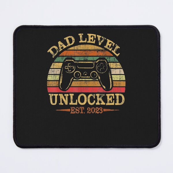 Item preview, Dad Level Unlocked Est 2023 designed and sold by nrackpenra.