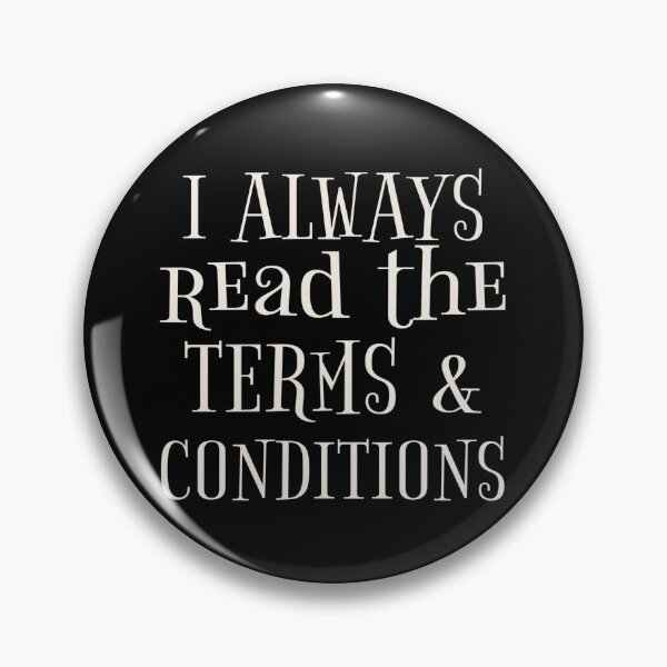 Item preview, Cool I Always Read The Terms And Conditions Funny Slogan designed and sold by TrulyEpoque.