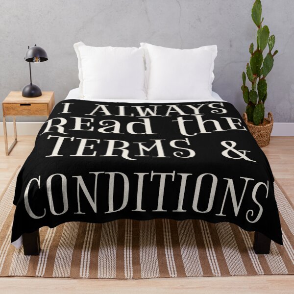 Item preview, Cool I Always Read The Terms And Conditions Funny Slogan designed and sold by TrulyEpoque.