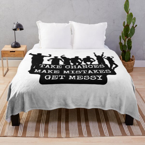 Item preview, Take Chances Make Mistakes Get Messy - Funny Inspiration Quote designed and sold by iamwowie.