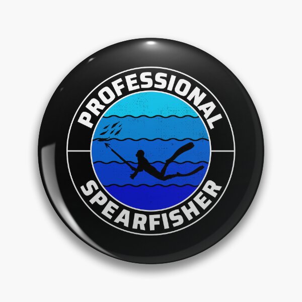 Item preview, Spearfishing Spearfisher fishing Vintage Retro designed and sold by TastefulTees.