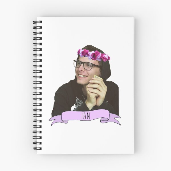 Item preview, Ian carter purple with a flower crown designed and sold by Smuggler.