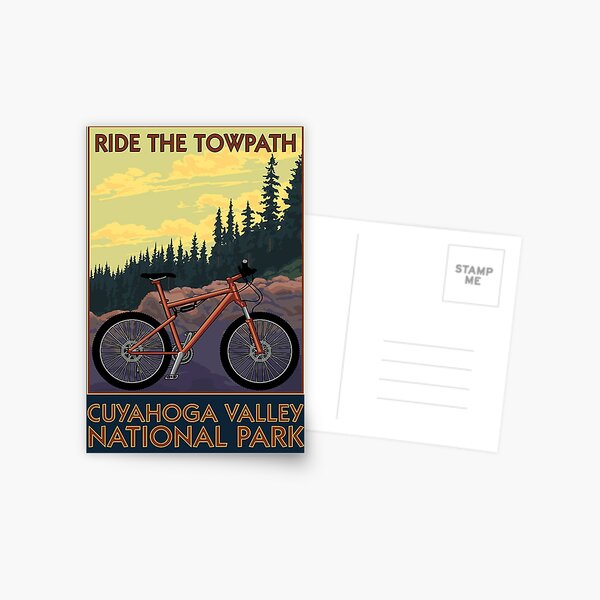 Item preview, Cuyahoga Valley National Park Vintage Travel Decal -Towpath Trail designed and sold by MeLikeyTees.