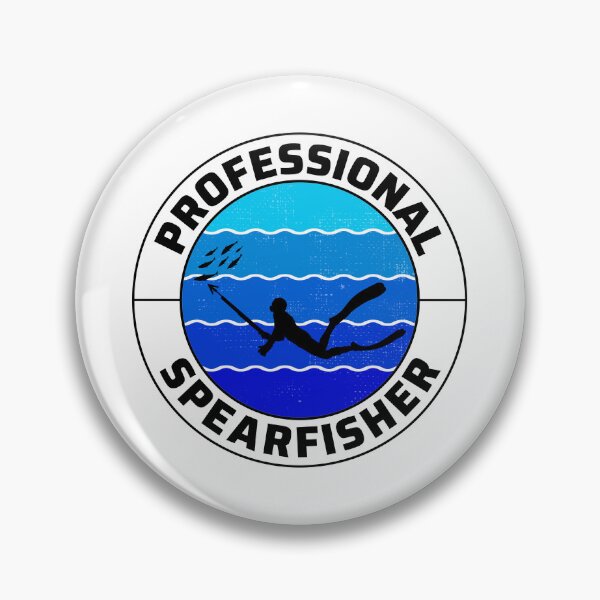 Item preview, Spearfishing Spearfisher fishing Vintage Retro designed and sold by TastefulTees.