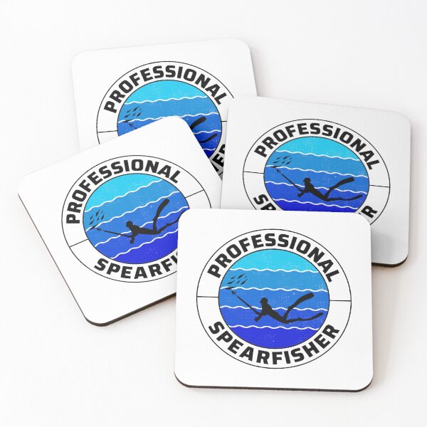 Item preview, Spearfishing Spearfisher fishing Vintage Retro designed and sold by TastefulTees.