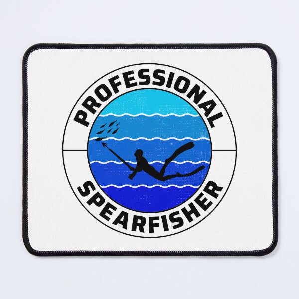 Item preview, Spearfishing Spearfisher fishing Vintage Retro designed and sold by TastefulTees.