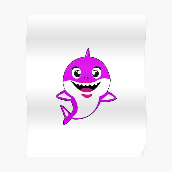 " Pinkfong Baby Shark" Poster for Sale by cartoons003 | Redbubble