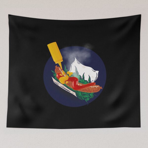 Item preview, I like hot weeds - marijuana cannabis blant as a hot dog - Funny art with weed leaf Marijuana Cannabis designed and sold by ALLURE-minimal.