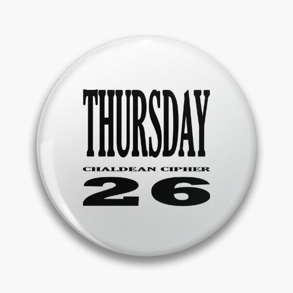Item preview, Thursday designed and sold by Scrambledwords.