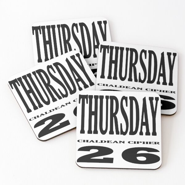 Item preview, Thursday designed and sold by Scrambledwords.