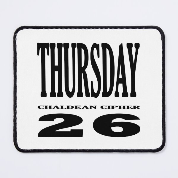 Item preview, Thursday designed and sold by Scrambledwords.