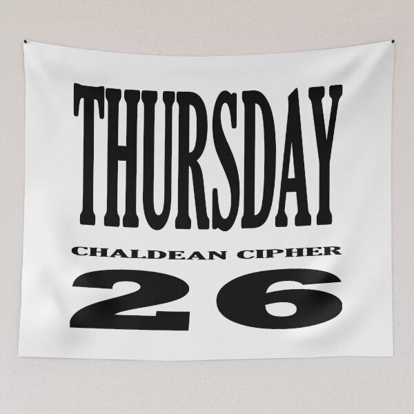 Item preview, Thursday designed and sold by Scrambledwords.