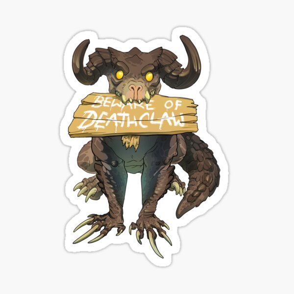 Deathclaw Stickers for Sale | Redbubble