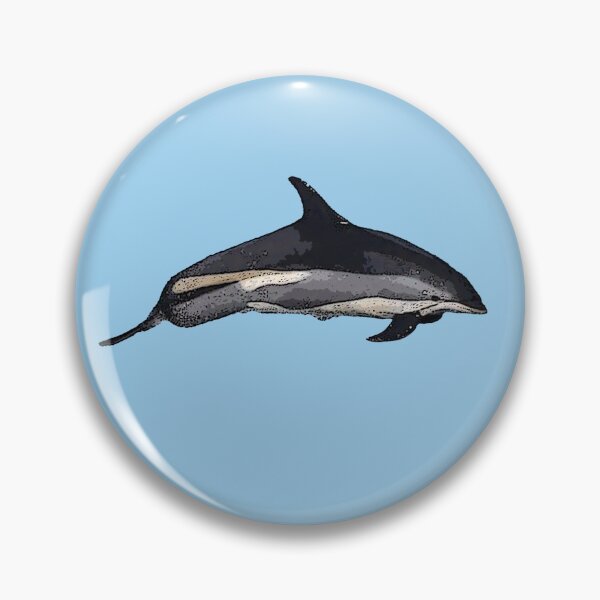 Item preview,  An Atlantic White Sided Dolphin Color Design Painting Print designed and sold by designsasstultd.