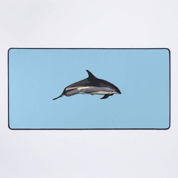 Item preview, An Atlantic White Sided Dolphin Color Design Painting Print designed and sold by designsasstultd.