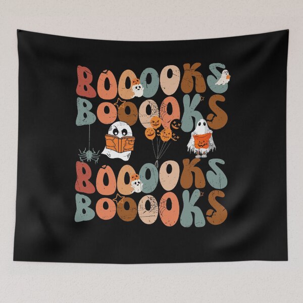 Item preview, Boooks! Funny Vintage Halloween Ghost designed and sold by diip.