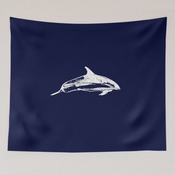 Item preview,  An Atlantic White Sided Dolphin White Design Painting Print designed and sold by designsasstultd.