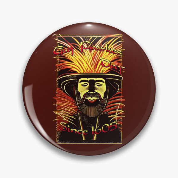 Item preview, Guy Fawkes Day Since 1605 fireworks bonfire (#10) designed and sold by SolidEarthArt.