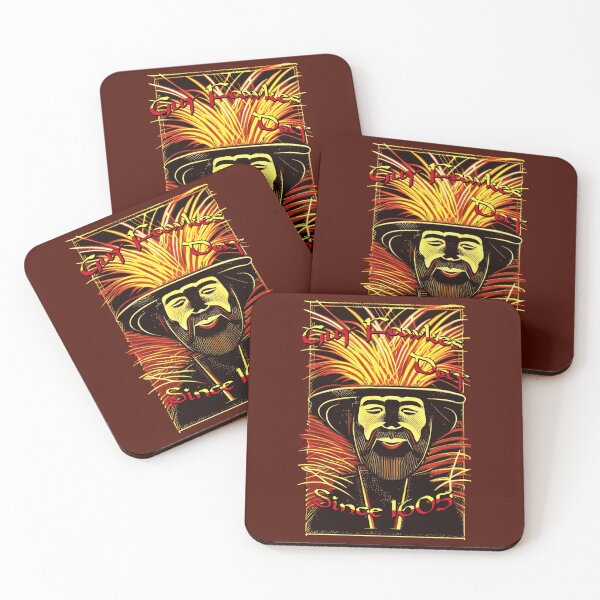 Item preview, Guy Fawkes Day Since 1605 fireworks bonfire (#10) designed and sold by SolidEarthArt.