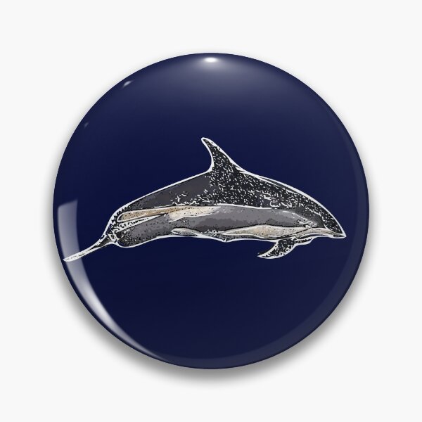 Item preview, An Atlantic White Sided Dolphin White Alternate Design Painting Print designed and sold by designsasstultd.