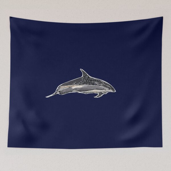 Item preview, An Atlantic White Sided Dolphin White Alternate Design Painting Print designed and sold by designsasstultd.