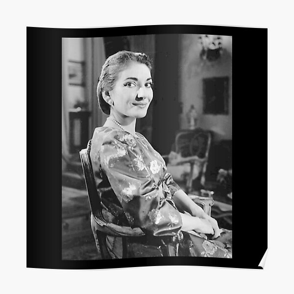 &ldquo;Maria Callas&rdquo; Poster for Sale by logleere | Redbubble