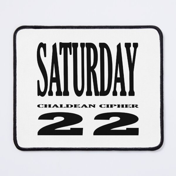 Item preview, Saturday designed and sold by Scrambledwords.