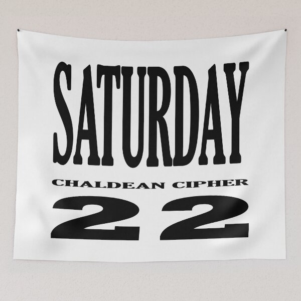 Item preview, Saturday designed and sold by Scrambledwords.