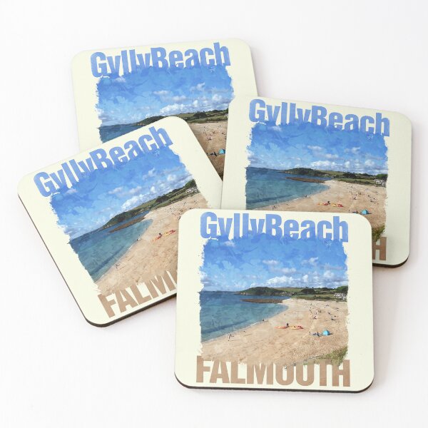 Item preview, Gylly Beach, Falmouth, Cornwall Original Watercolour Design designed and sold by CandOCreative.