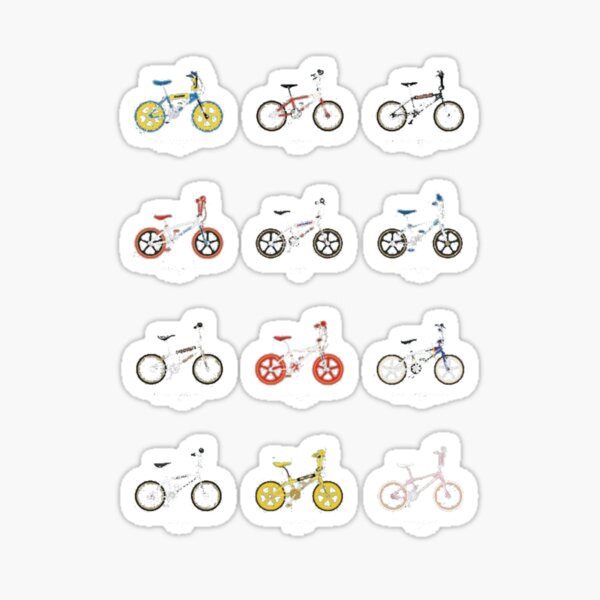 Item preview, bmx bikes collection stickers  designed and sold by nc126.